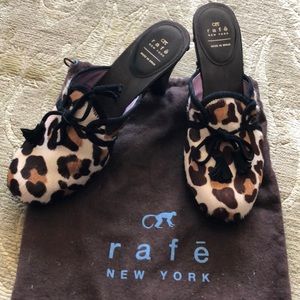 Rafé New York leopard clogs